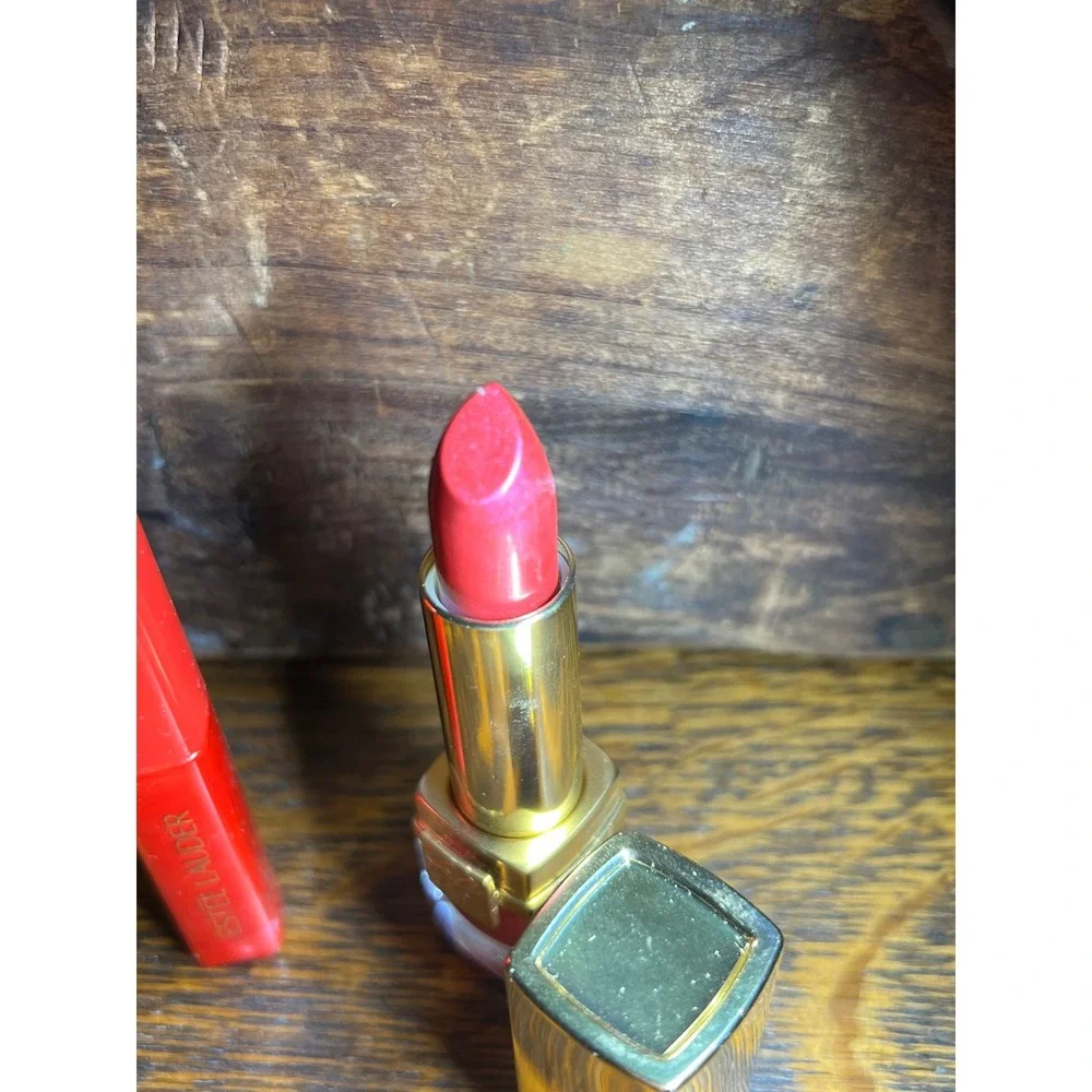 Estee Lauder RETIRED Pure Color Gloss 88 Rubellite & 360 Wicked Apple Duo NOS
